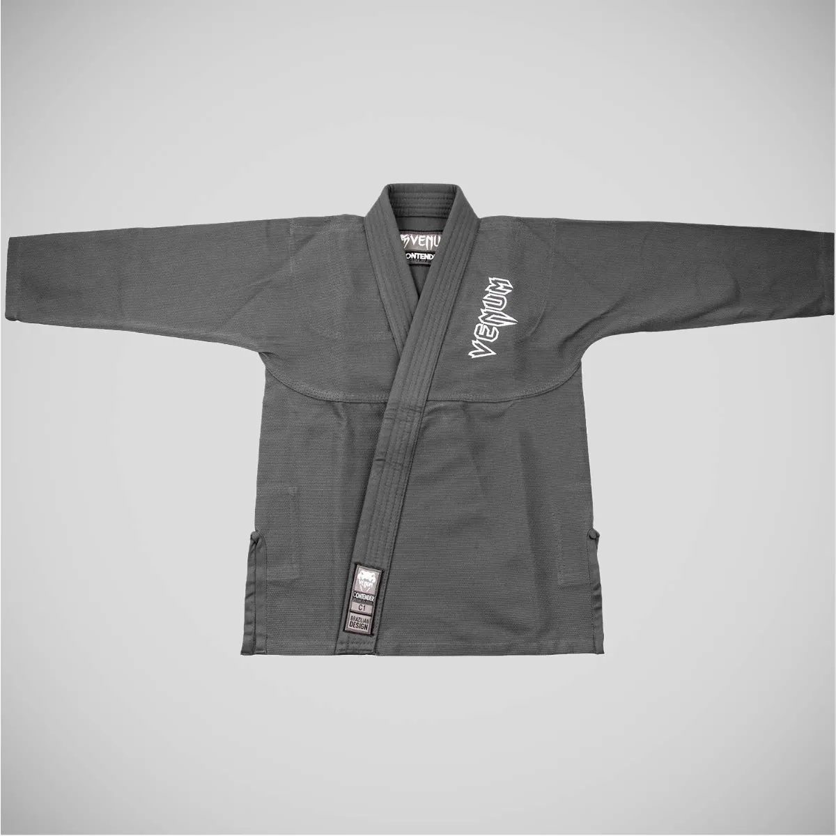 Grey Venum Contender Kids BJJ Gi