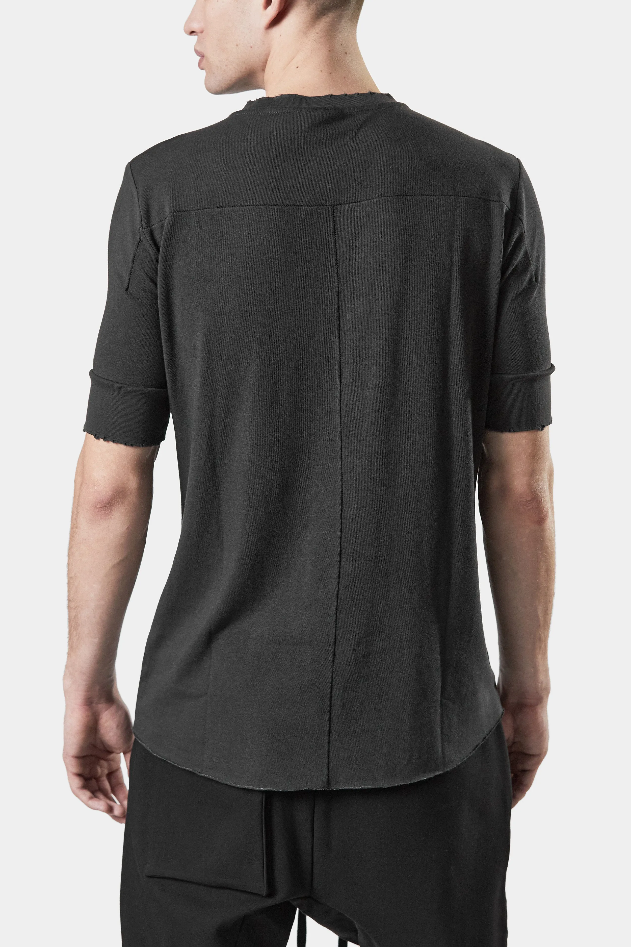 Henley t-shirt, Iron grey