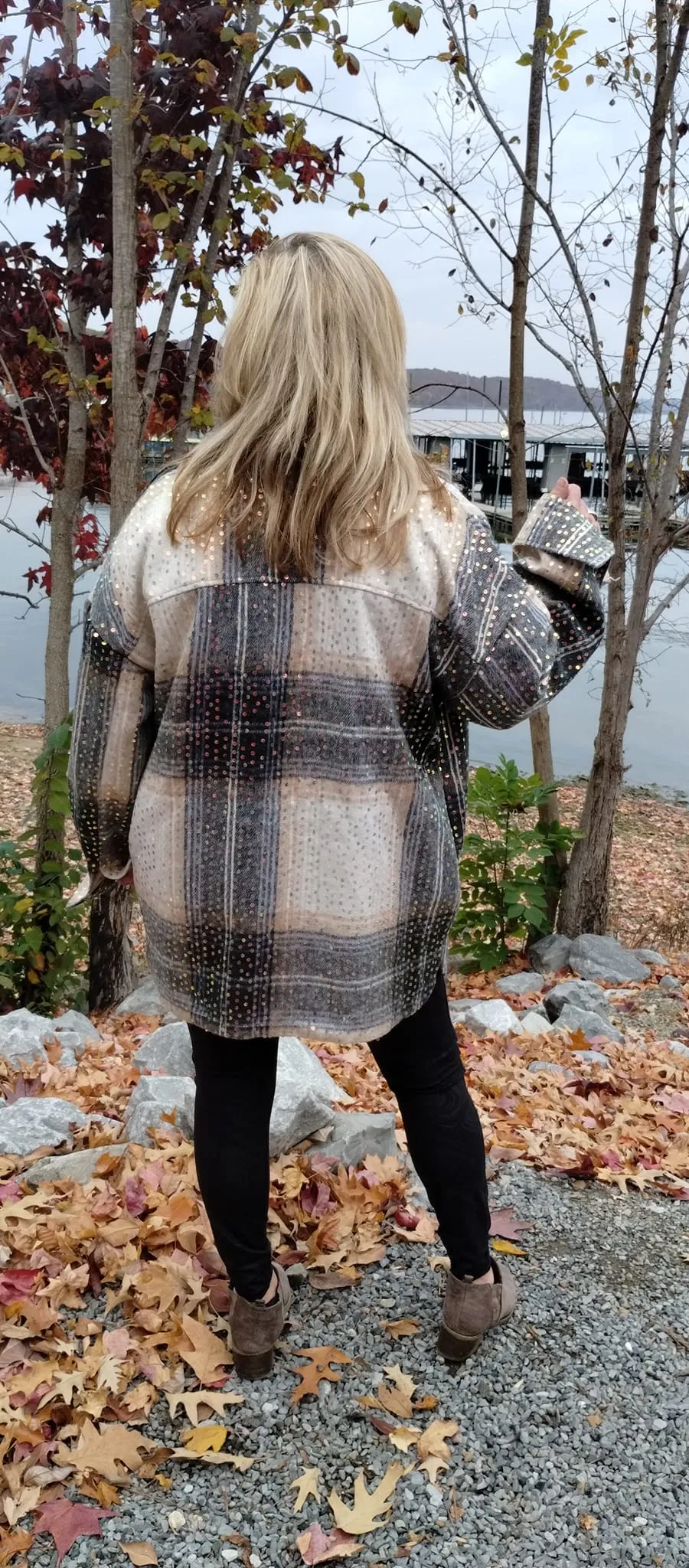 High Maintenance Lumberjack Sequined Shacket/Jacket