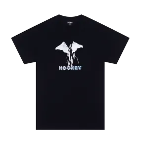 HOCKEY ANGEL T SHIRT BLACK