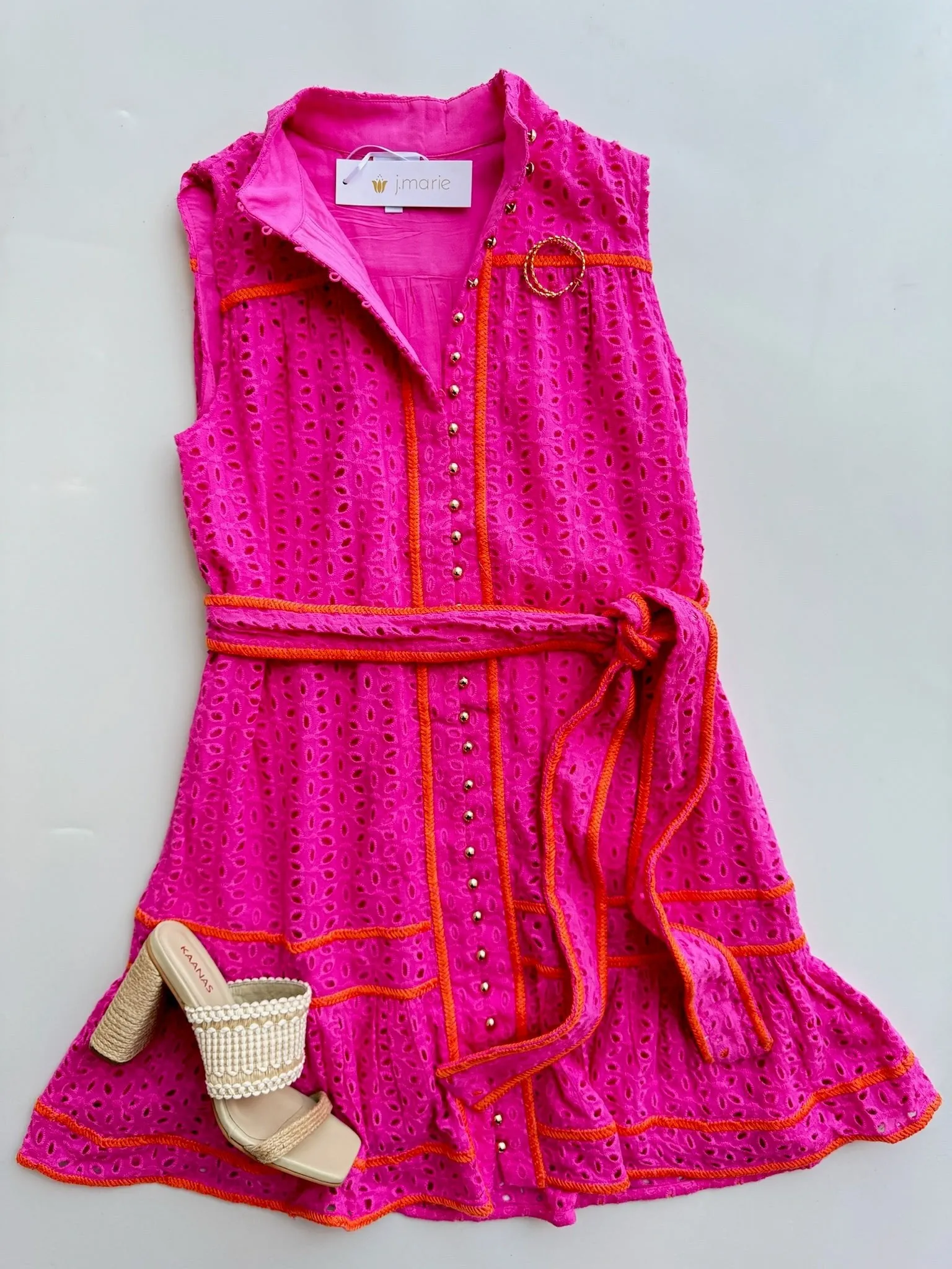 Hot Pink/Orange Payton Dress