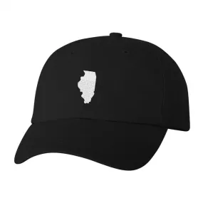 Illinois Hat - Classic Dad Hat - Many Color Combinations