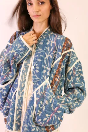 INDIGO KANTHA JACKET EMMY