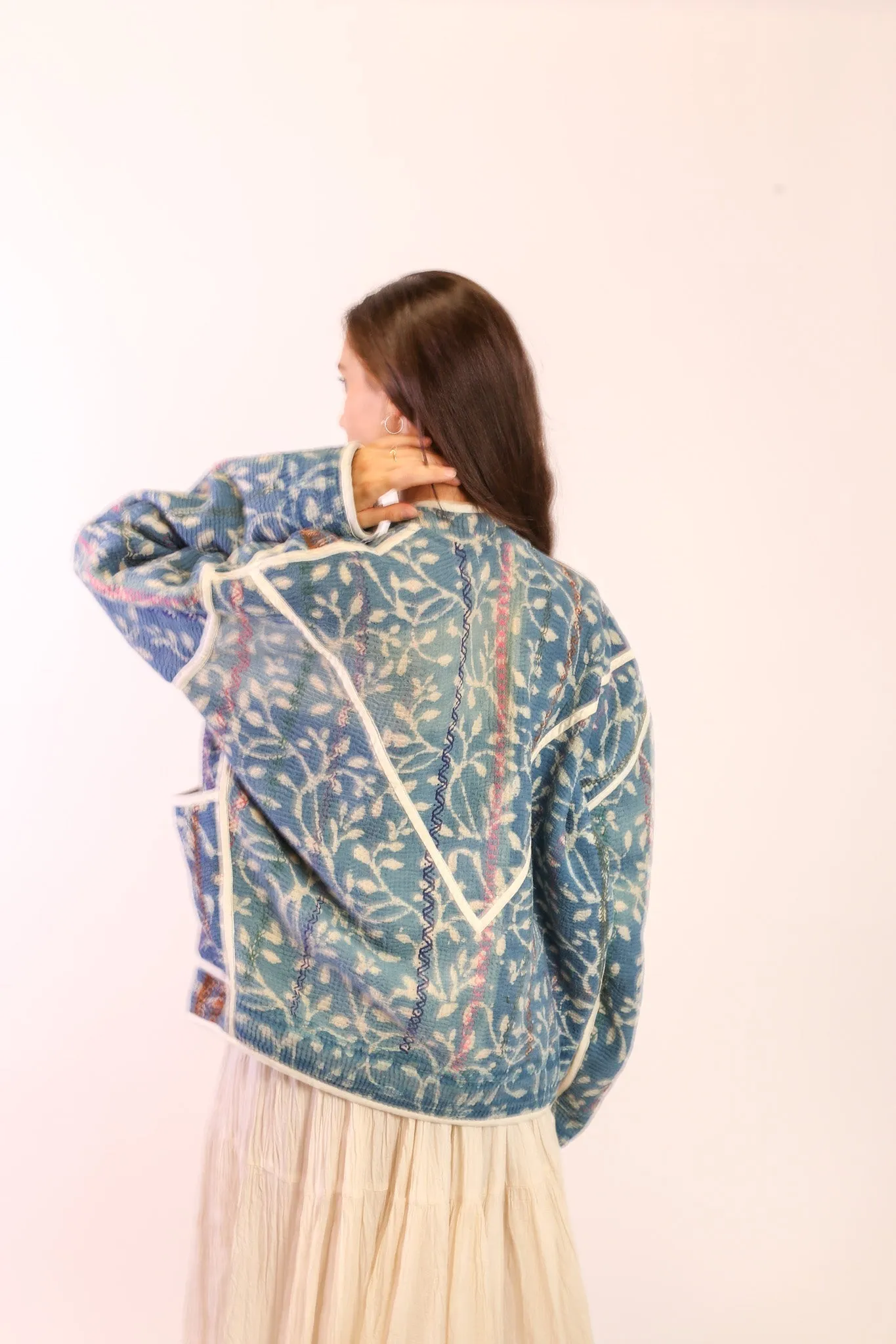 INDIGO KANTHA JACKET EMMY