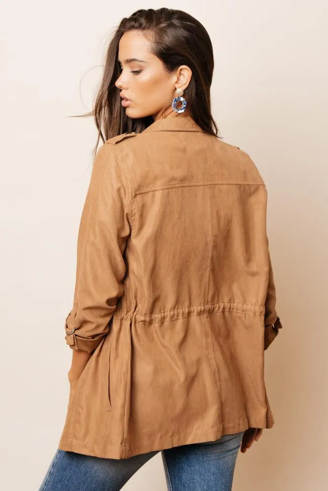 Isley Utility Jacket in Camel