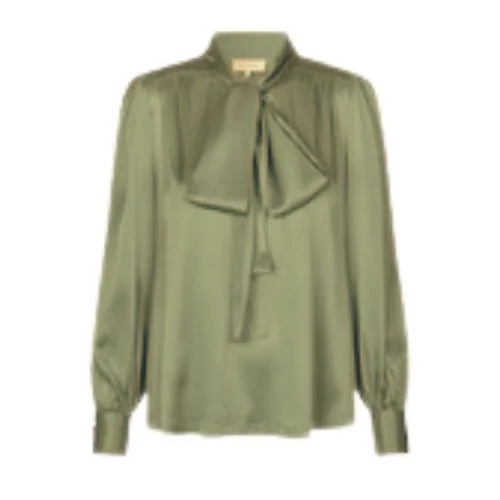 Kikkidea Khaki SIlk Shirt