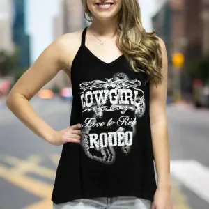 Liberty Wear Women's Cowgirl Rodeo Tank Top