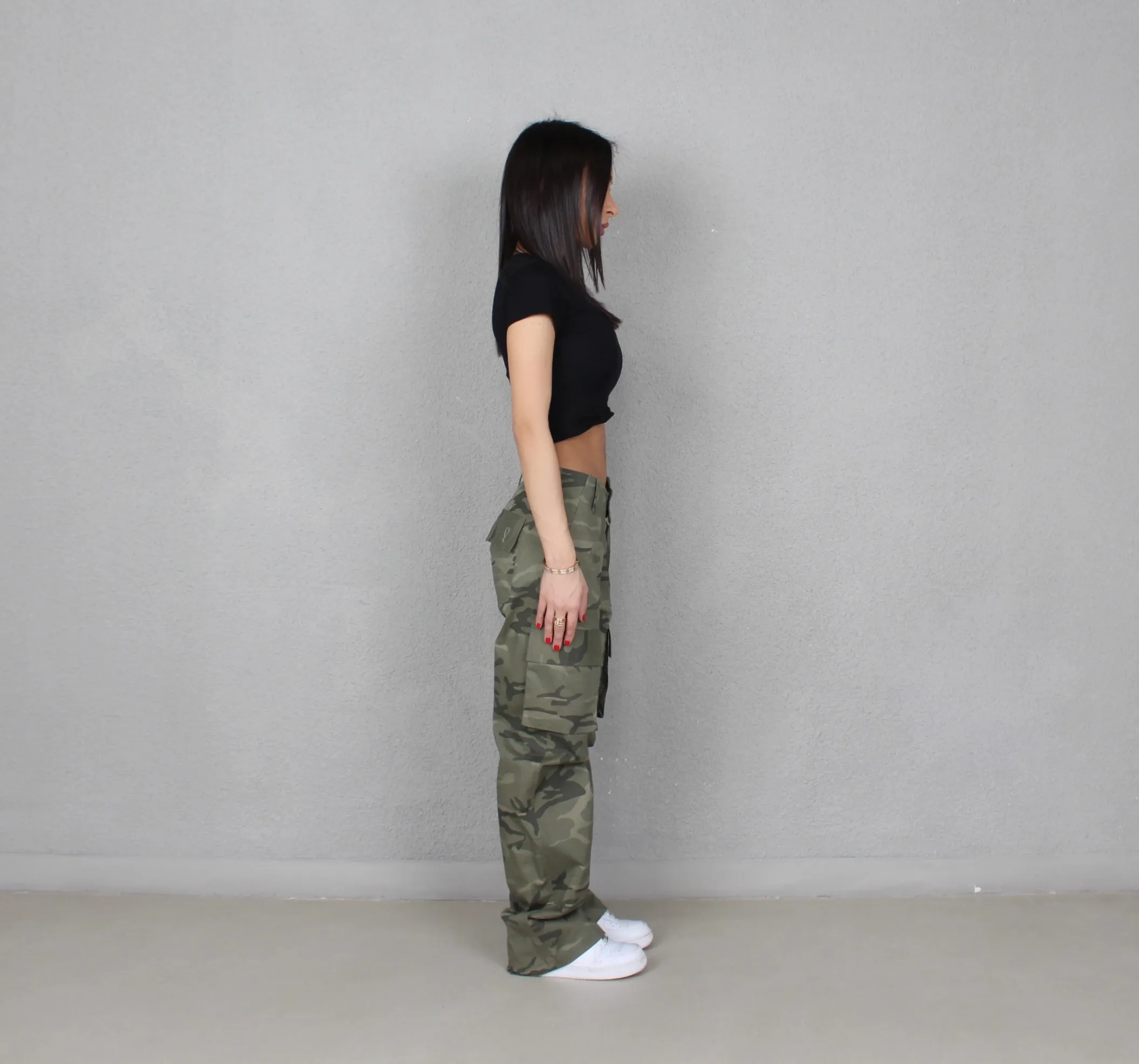 LIGHT CAMO CARGO PANTS