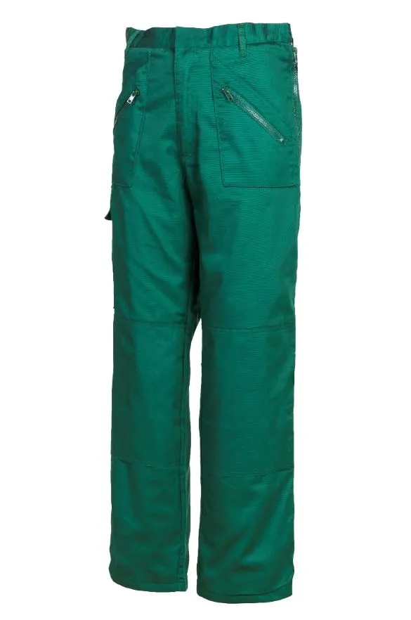 Lined Action Combat Trousers Bottle Green