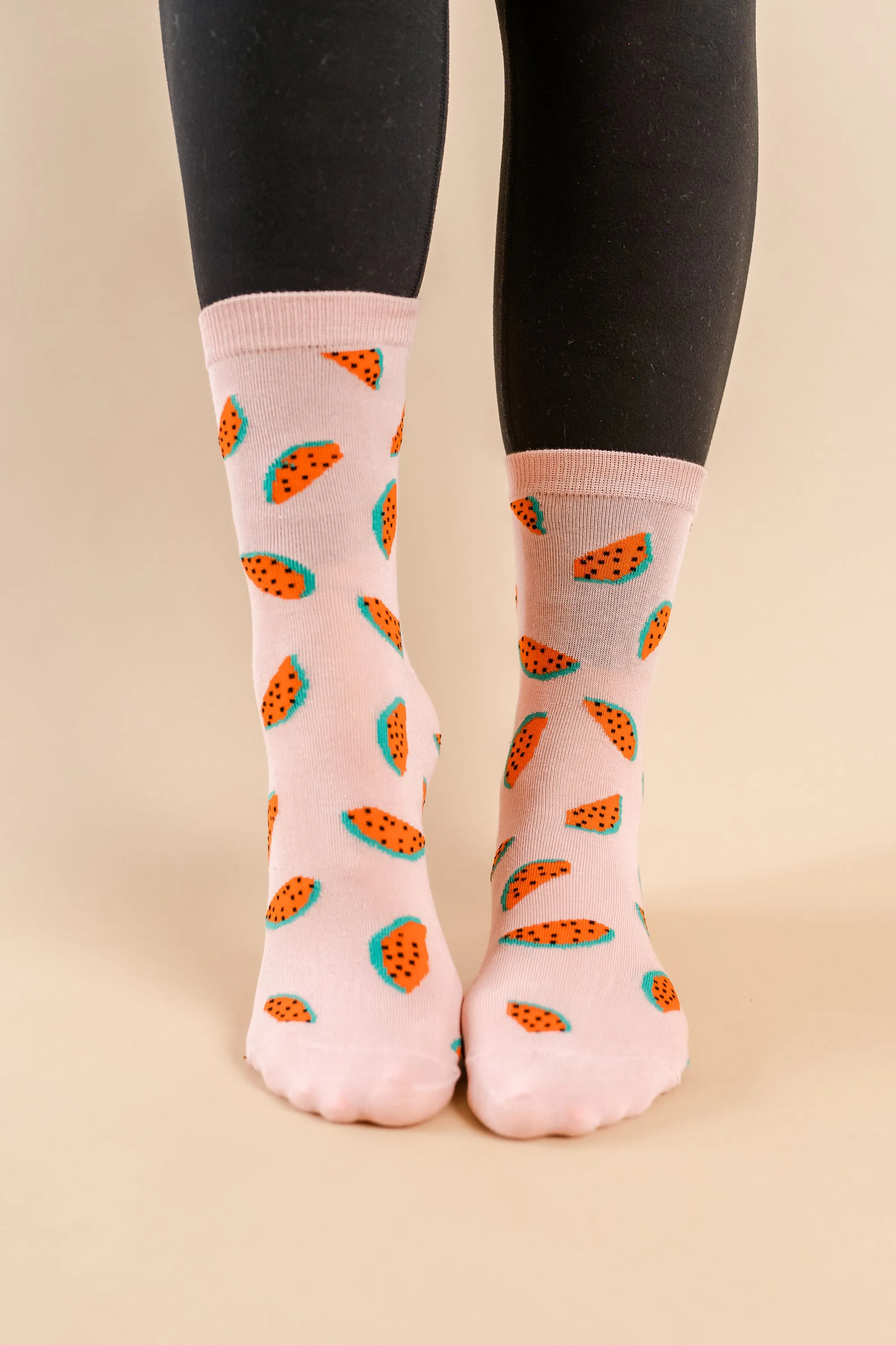 LMSS® CREW SOCKS - WATERMELON