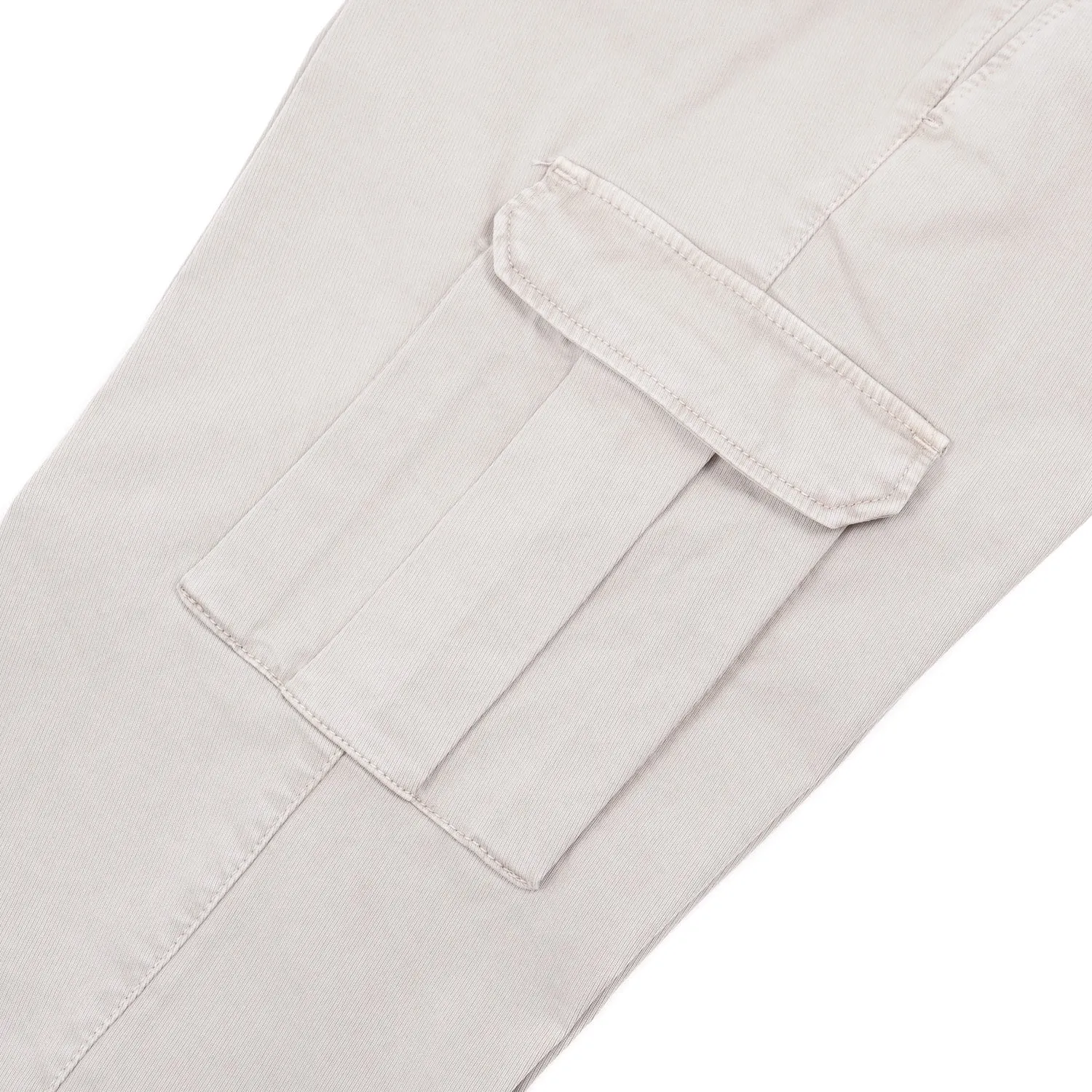 Luigi Borrelli Cotton Pants with Cargo Pockets