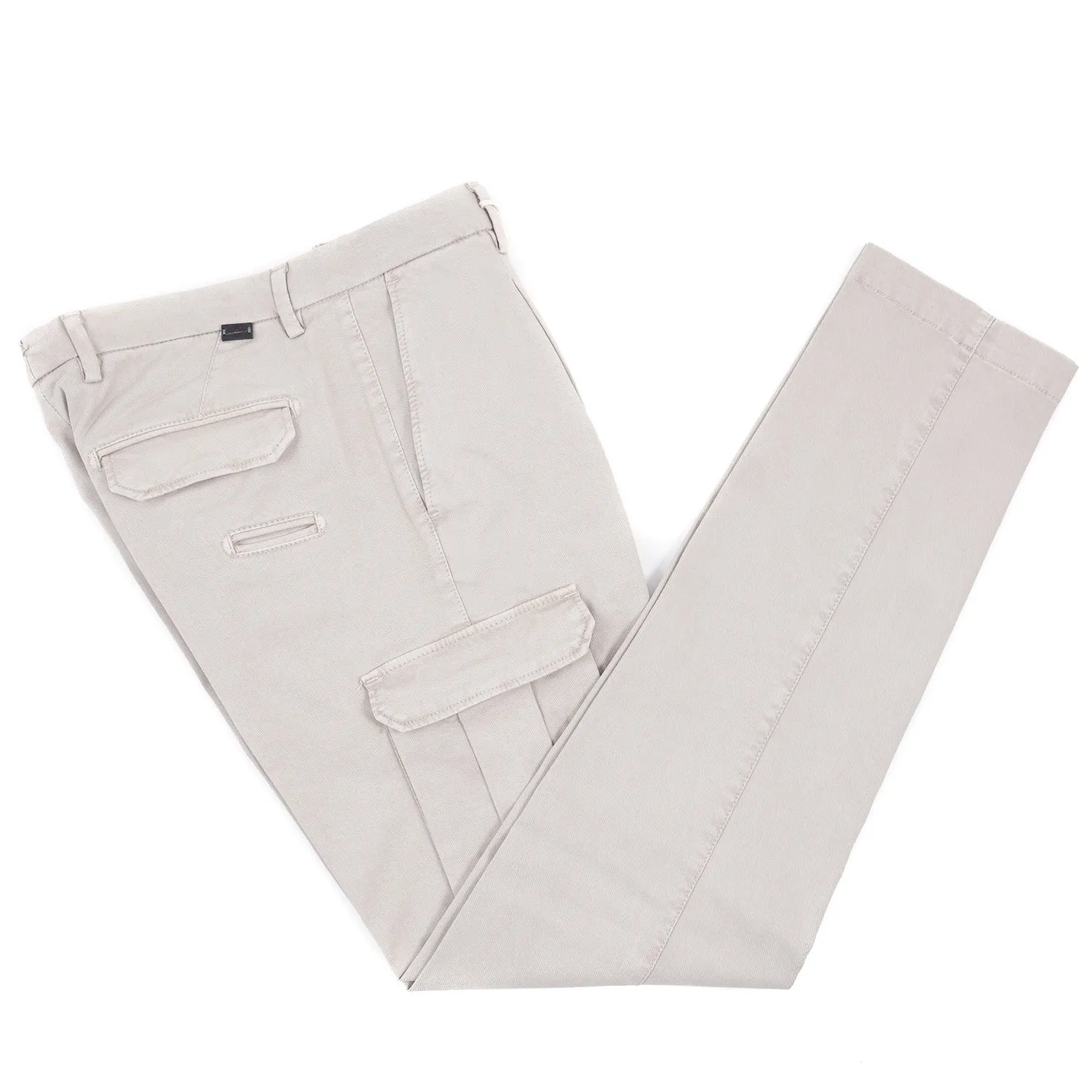 Luigi Borrelli Cotton Pants with Cargo Pockets