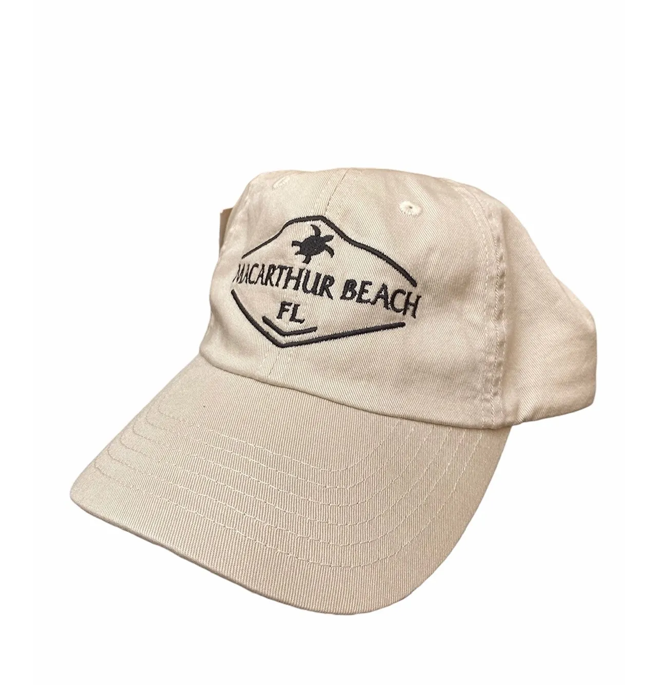 MacArthur Beach Turtle Hat - Stone Khaki