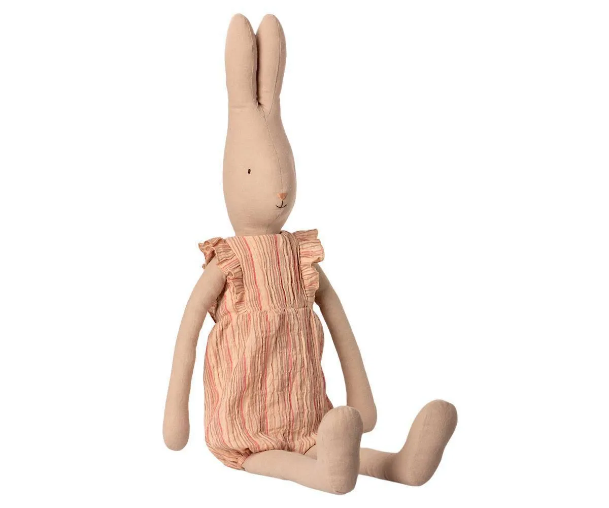 Maileg Size 5 Bunny Rabbit Striped Jumpsuit  Retired LAST ONE