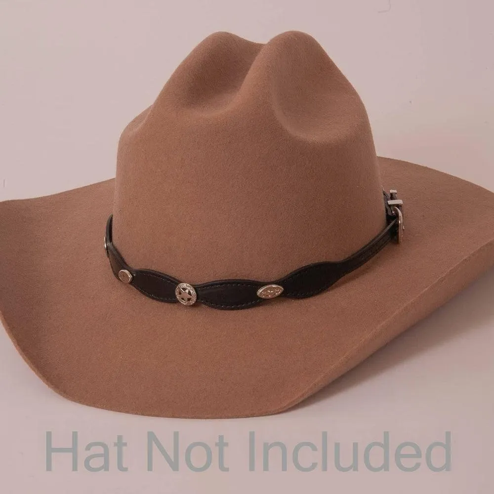 Marshal | Tooled Leather Cowboy Hat Band