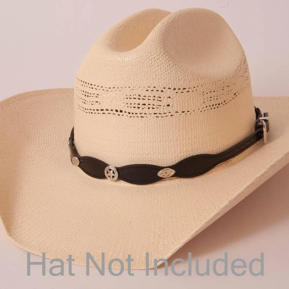 Marshal | Tooled Leather Cowboy Hat Band