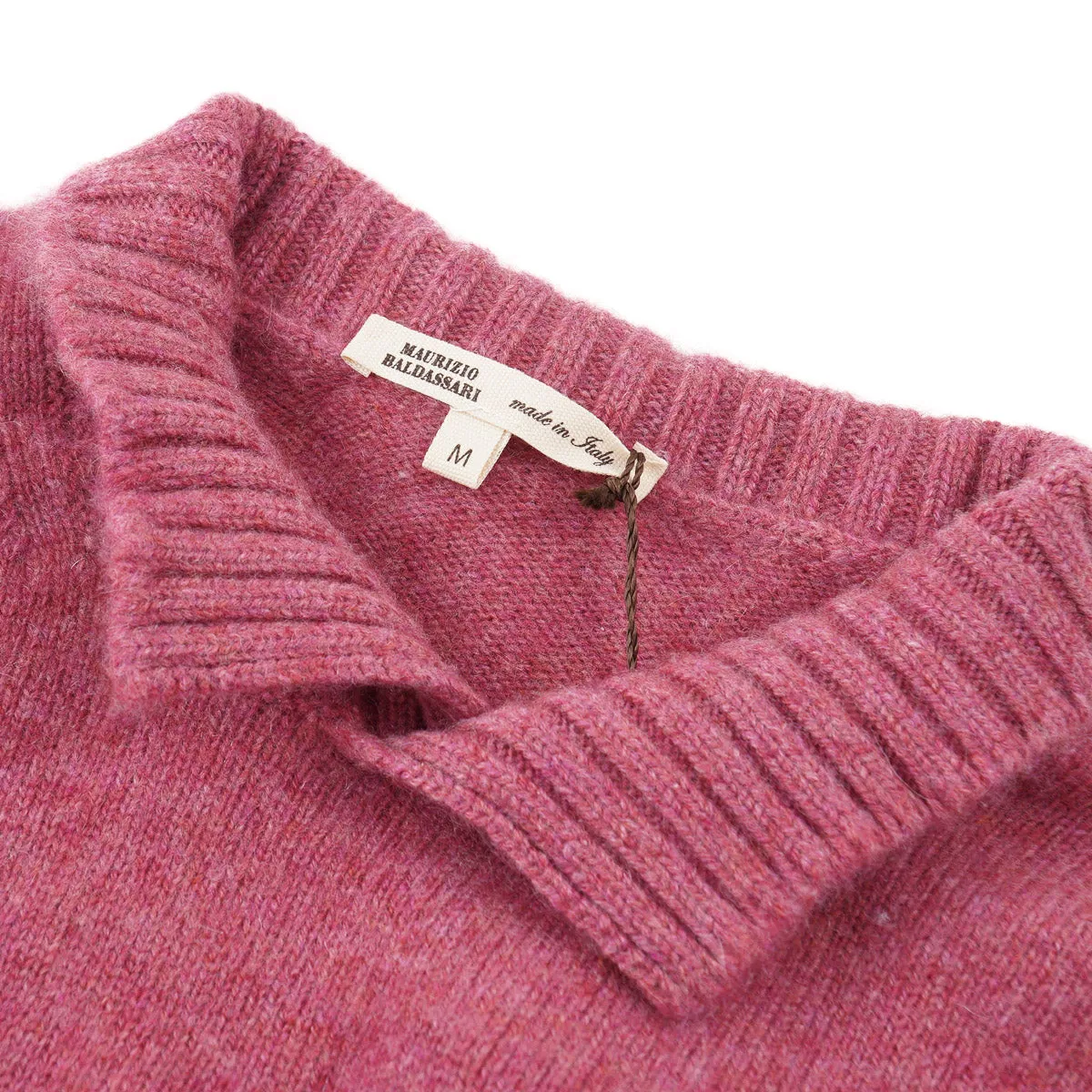 Maurizio Baldassari Cashmere Open Turtleneck Sweater