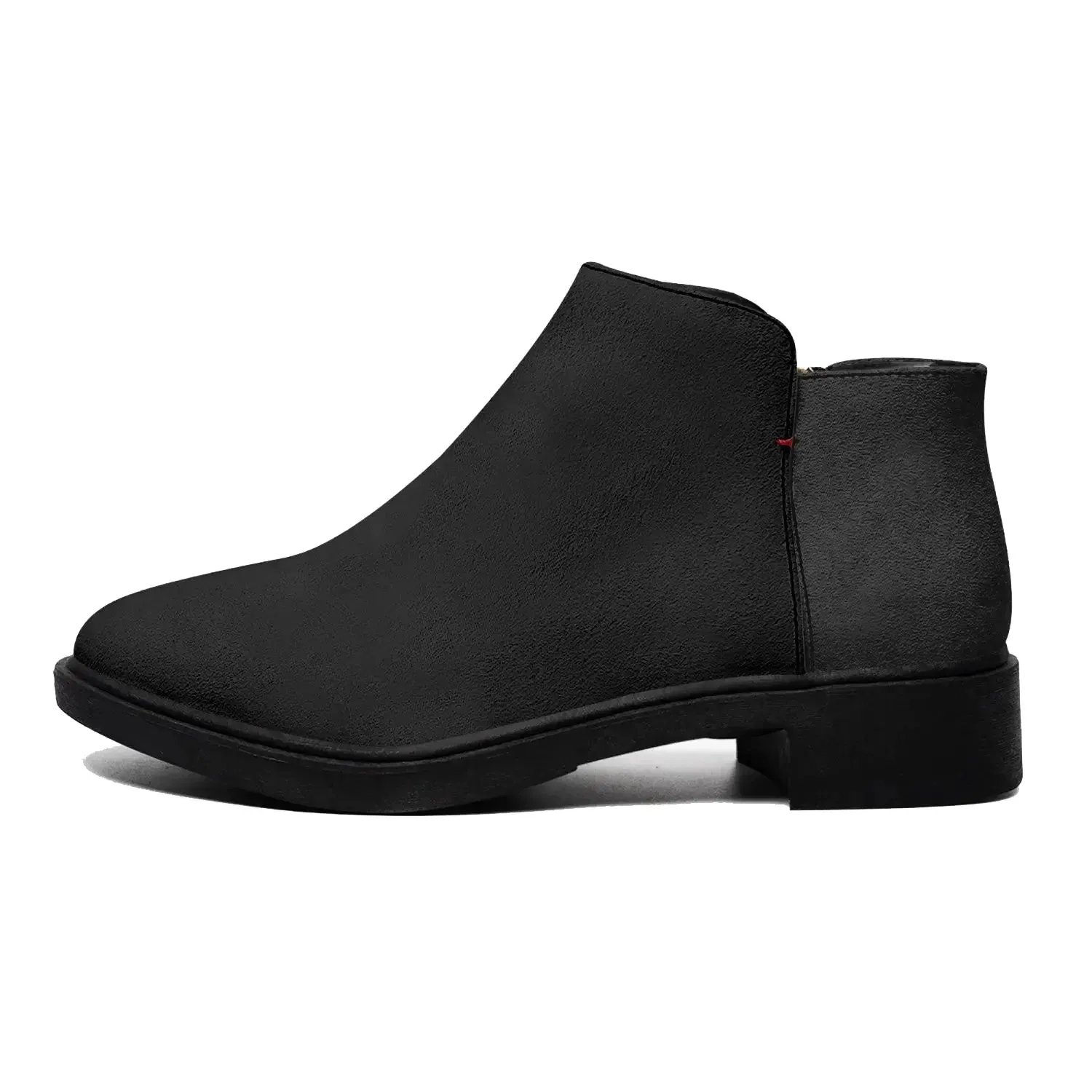 Men Classic Black Zipper Boots