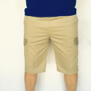 Men's Elastic Waist Cargo Shorts # 201EC