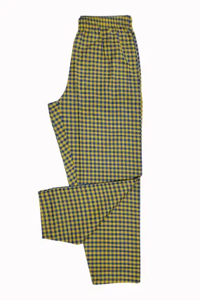 Men's Essential Poly-Cotton Check Trouser