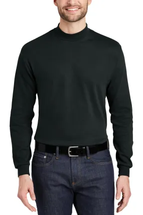 Men's Lightweight Long Sleeve Mock Turtleneck Pullover