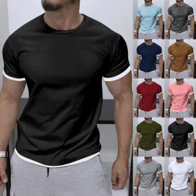 Men's Round Neck Fitness T-Shirt