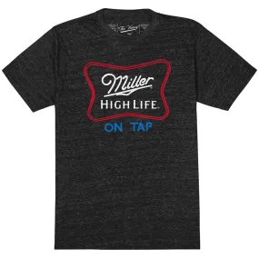 Miller High Life On Tap Neon Retro Style T-Shirt