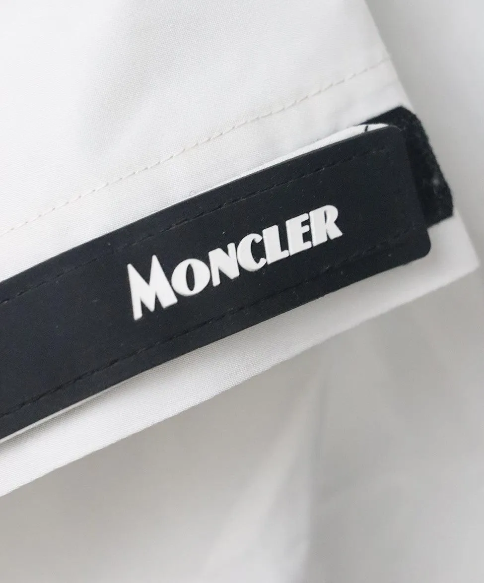 Moncler White Trench Coat sz 6