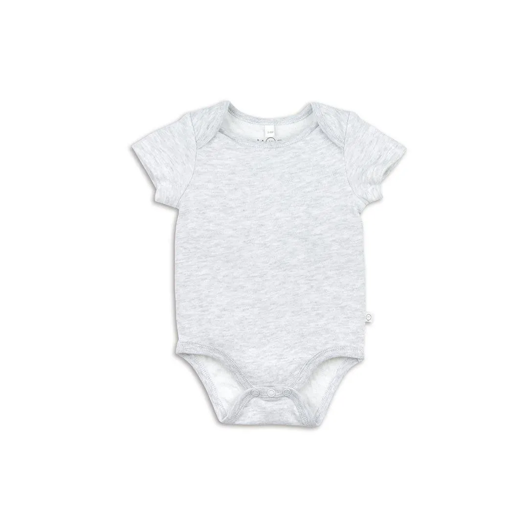 MORI Short Sleeve Bodysuit - Grey