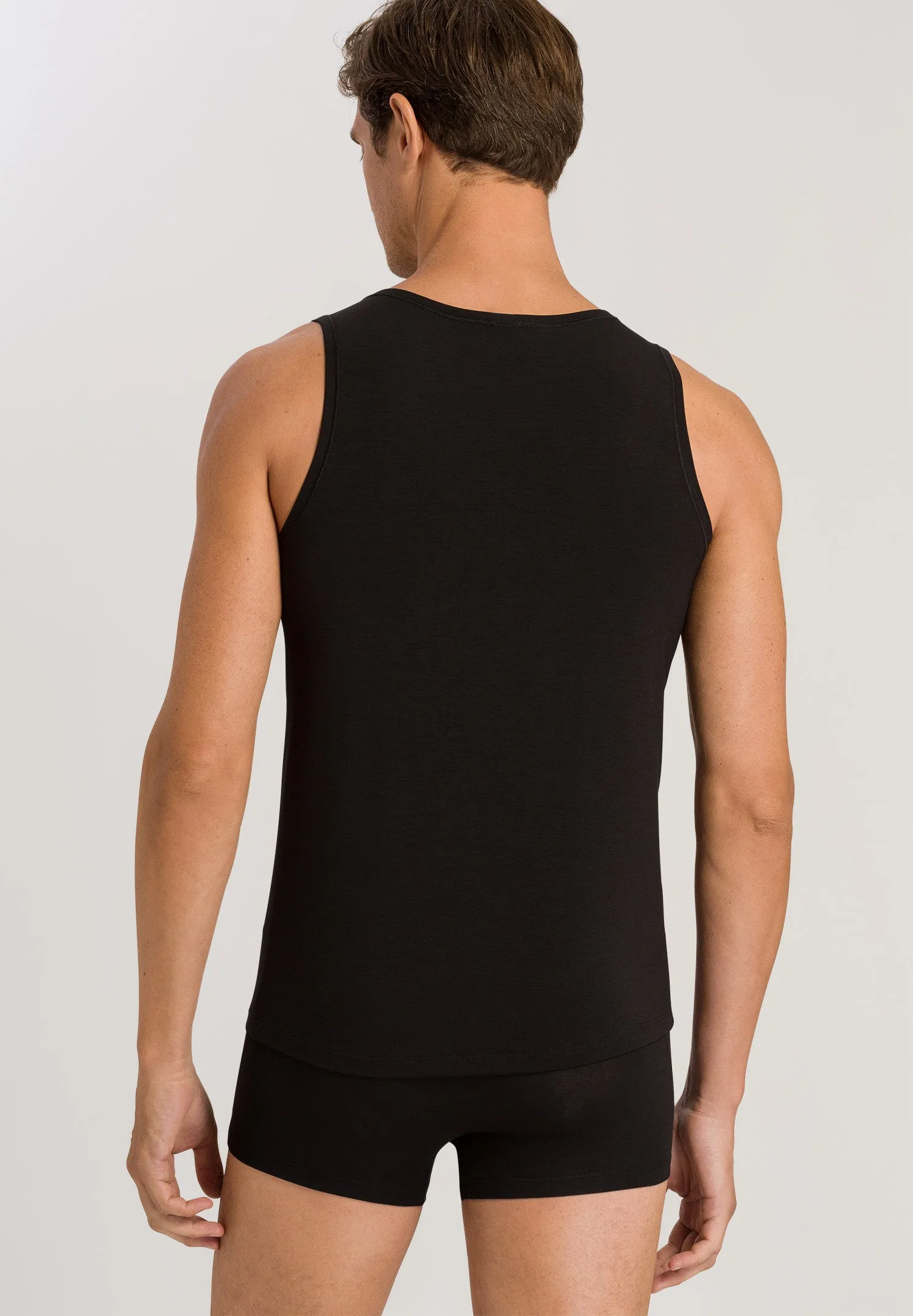 Natural Function Tencel Scoop Neck Tank Top | Deep Black 73183-2197