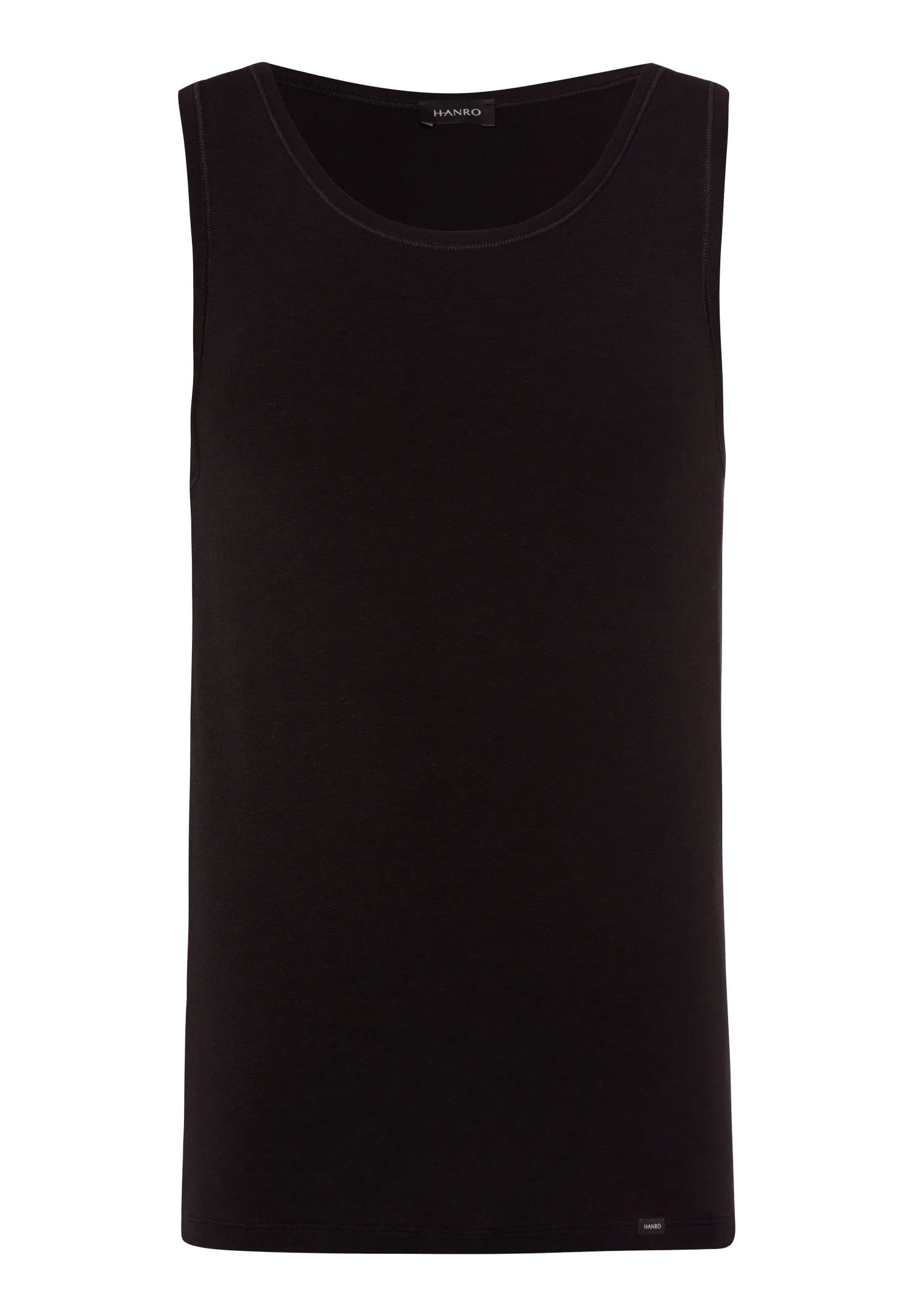 Natural Function Tencel Scoop Neck Tank Top | Deep Black 73183-2197