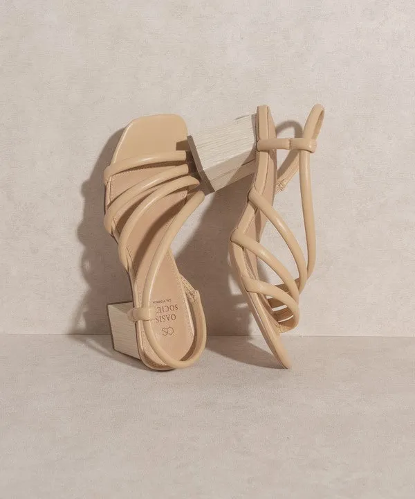 OASIS SOCIETY Ashley - Wooden Heel Sandal