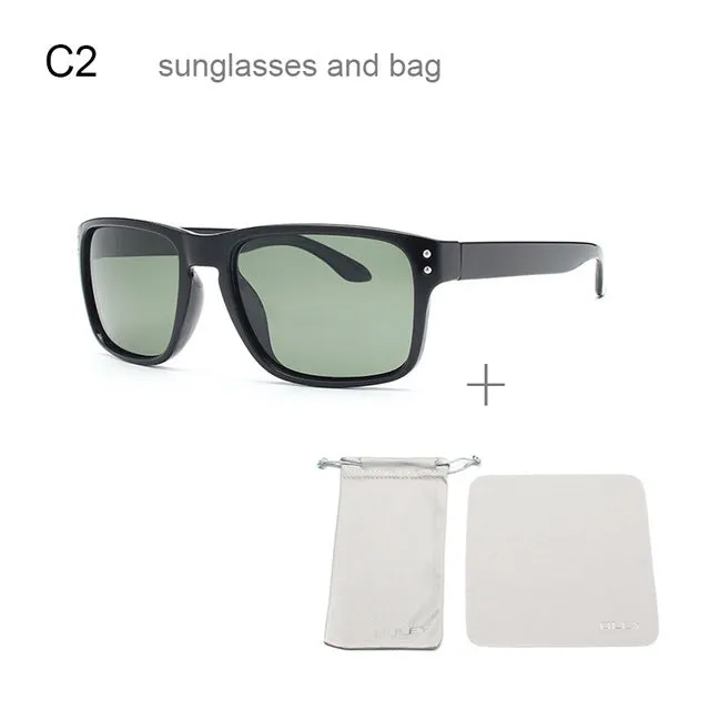 Oley Classic Polarized Sunglasses Men Glasses Driving Coating Black Frame Fishing Driving Y8133