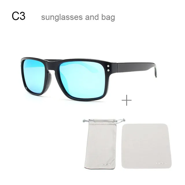 Oley Classic Polarized Sunglasses Men Glasses Driving Coating Black Frame Fishing Driving Y8133