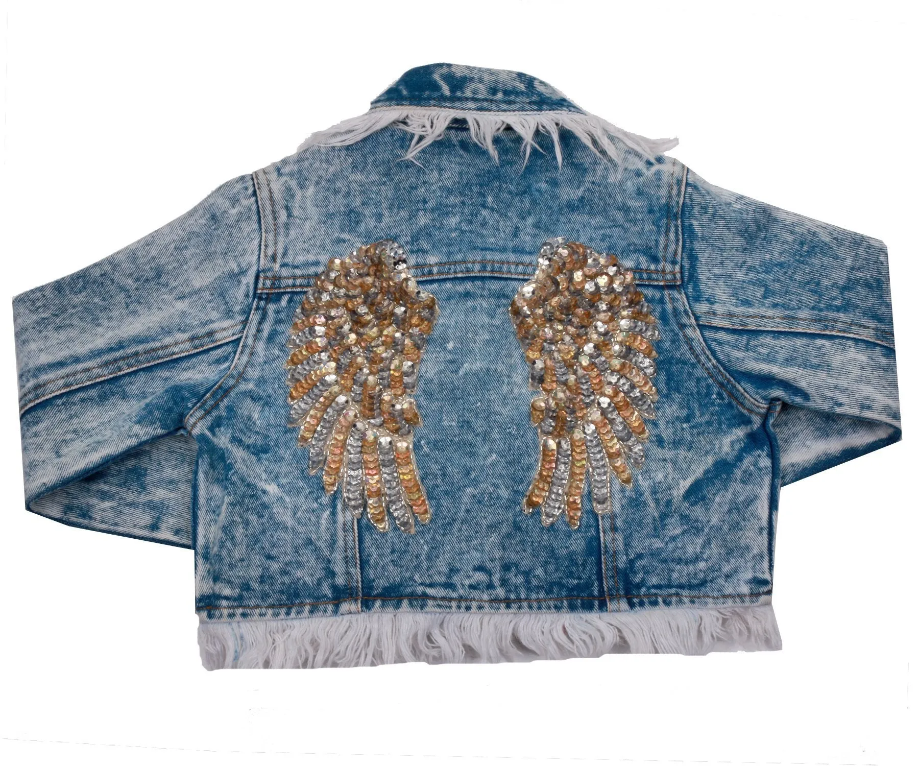 Ooh La La Couture Wings Denim Jacket