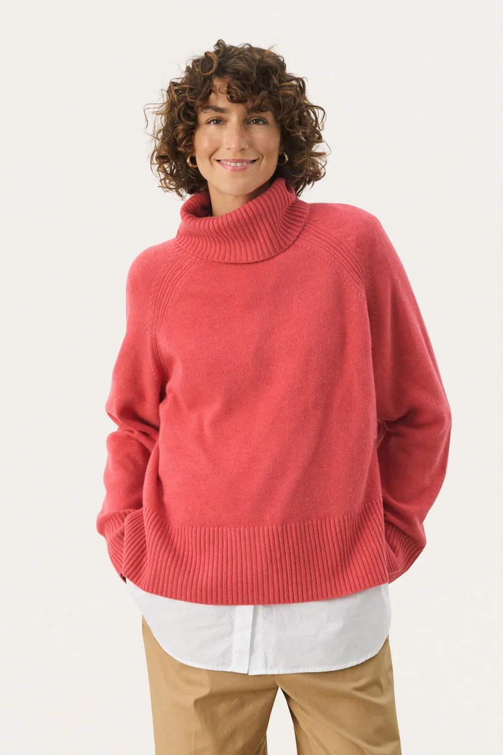 PART TWO LEIGHTON SWEATER HOLLY BERRY