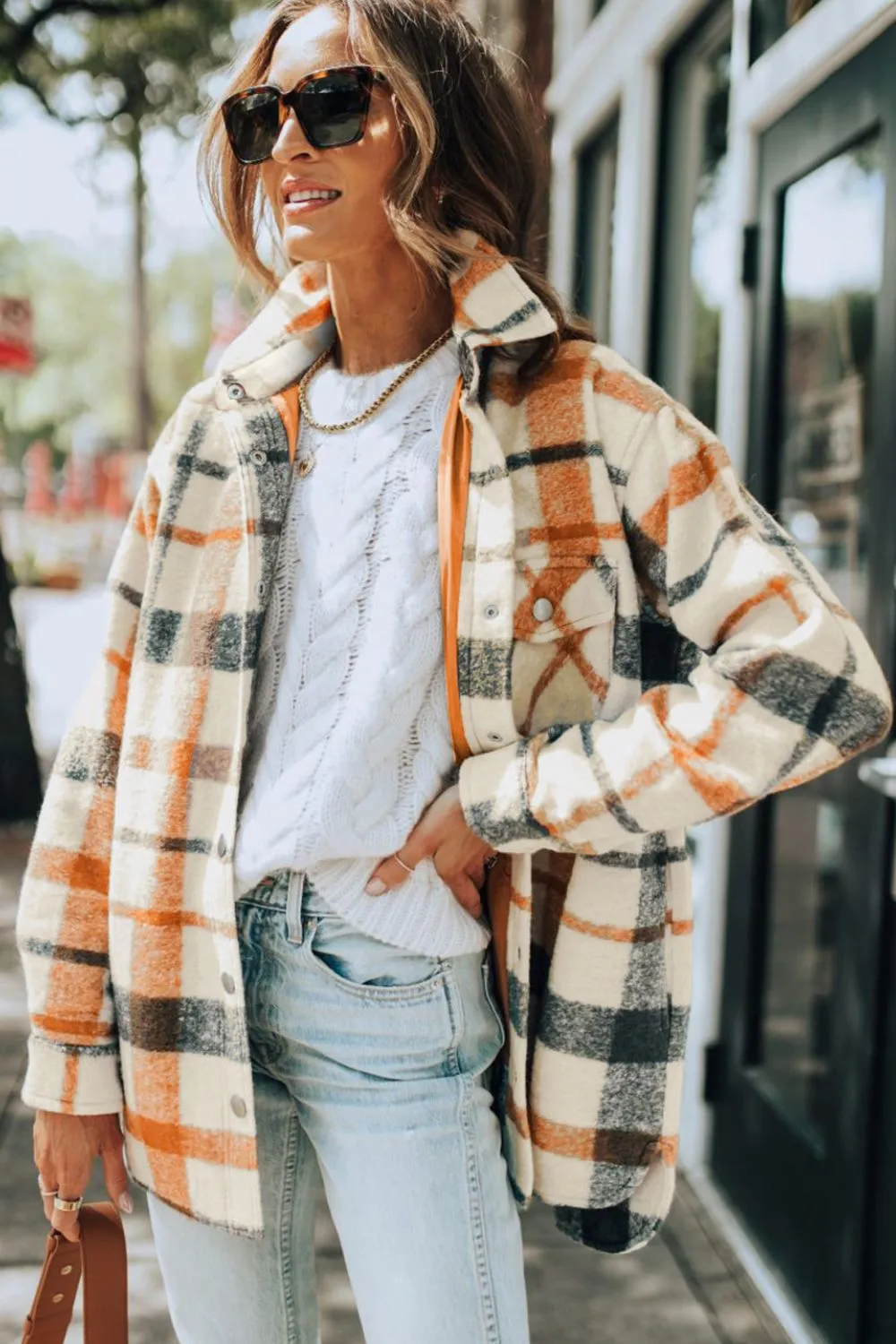 Plaid Comfy Jacket