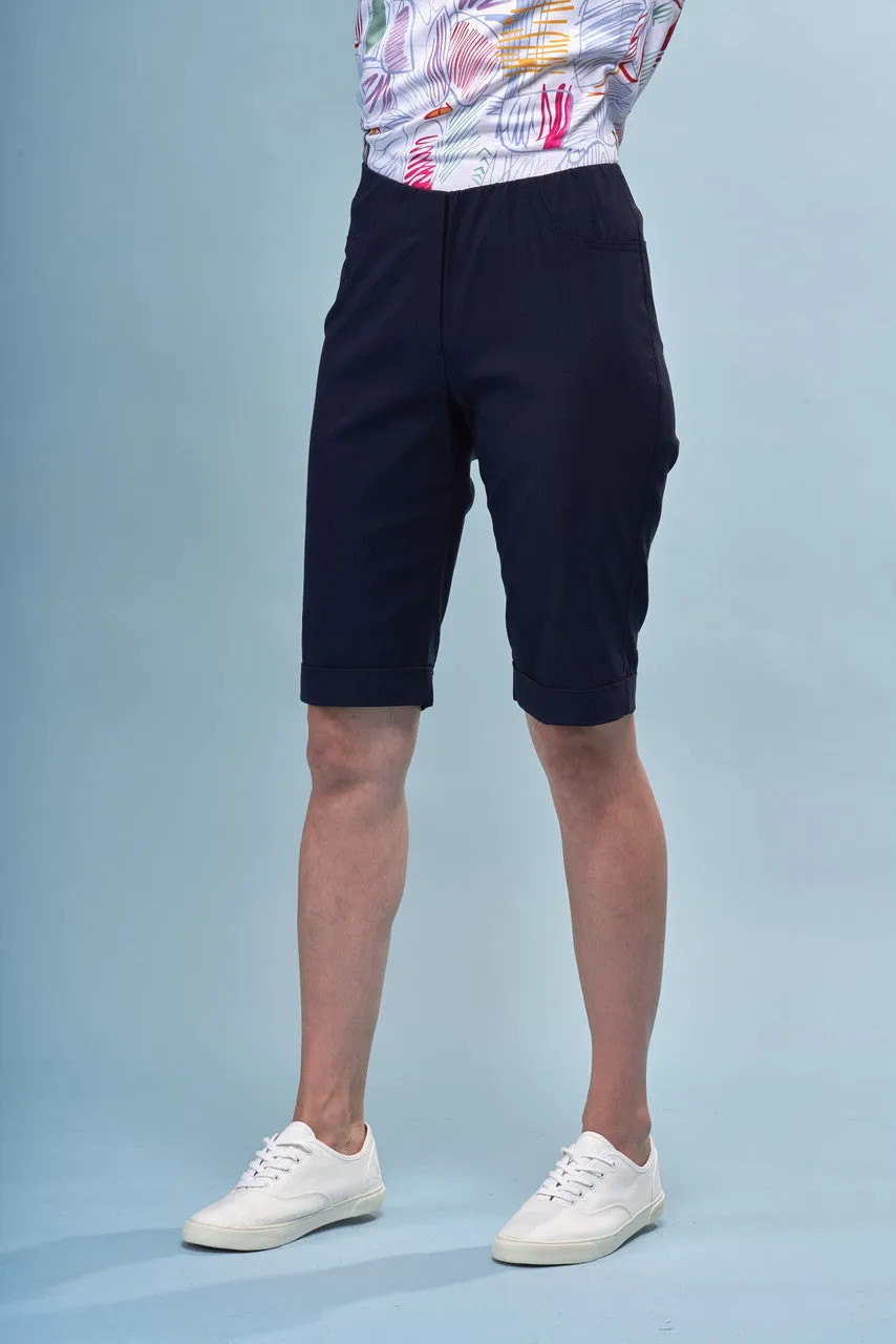 Plain Knee Shorts