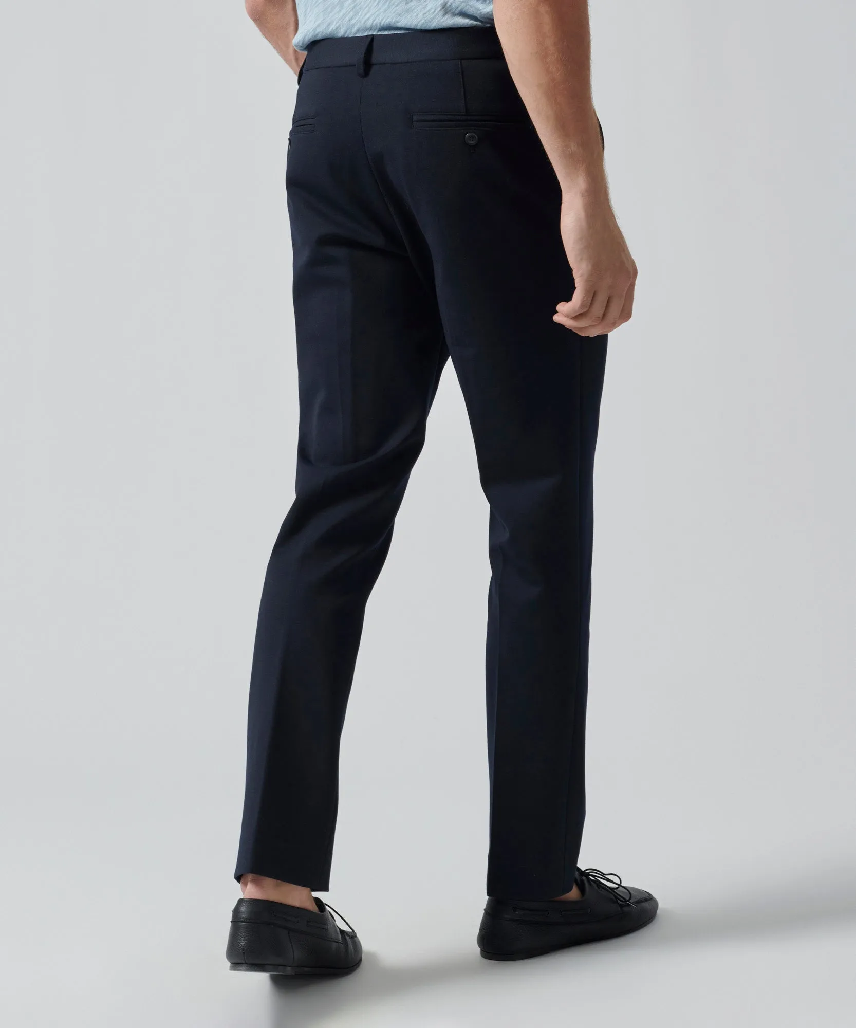 Ponte Slim Pants - Navy