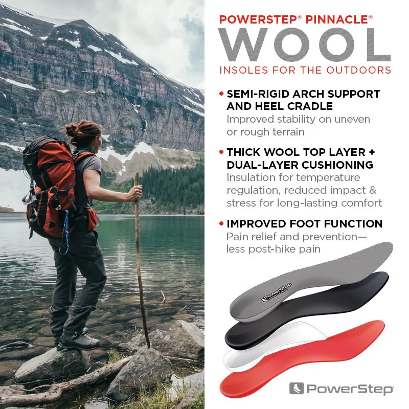 'Powerstep' Pinnacle Journey Wool Insoles