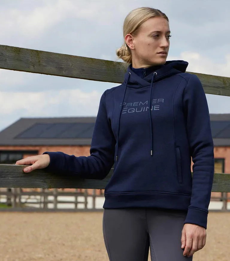 Premier Equine Lucia Ladies Hoodie (Navy)