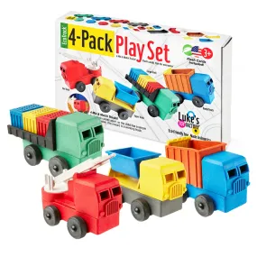 Preschool Play Truck Box Set - 4 Pack