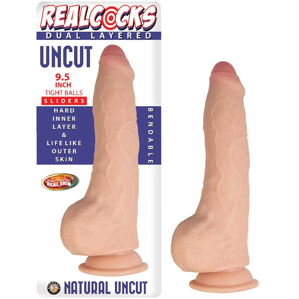 Realcocks Dual Layered Uncut Slider Tight Balls 9.5 in. Light