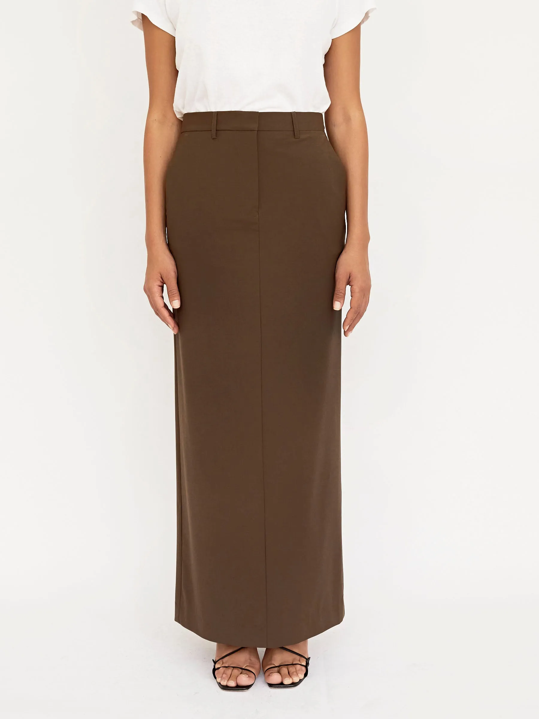 Relaxed Tailored Skirt