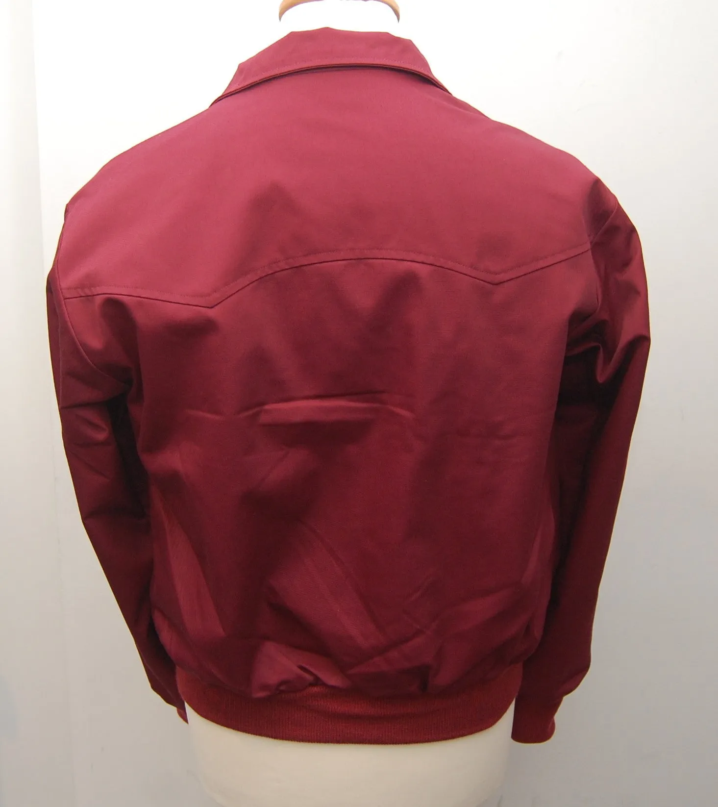 Relco Burgundy Harrington Jacket