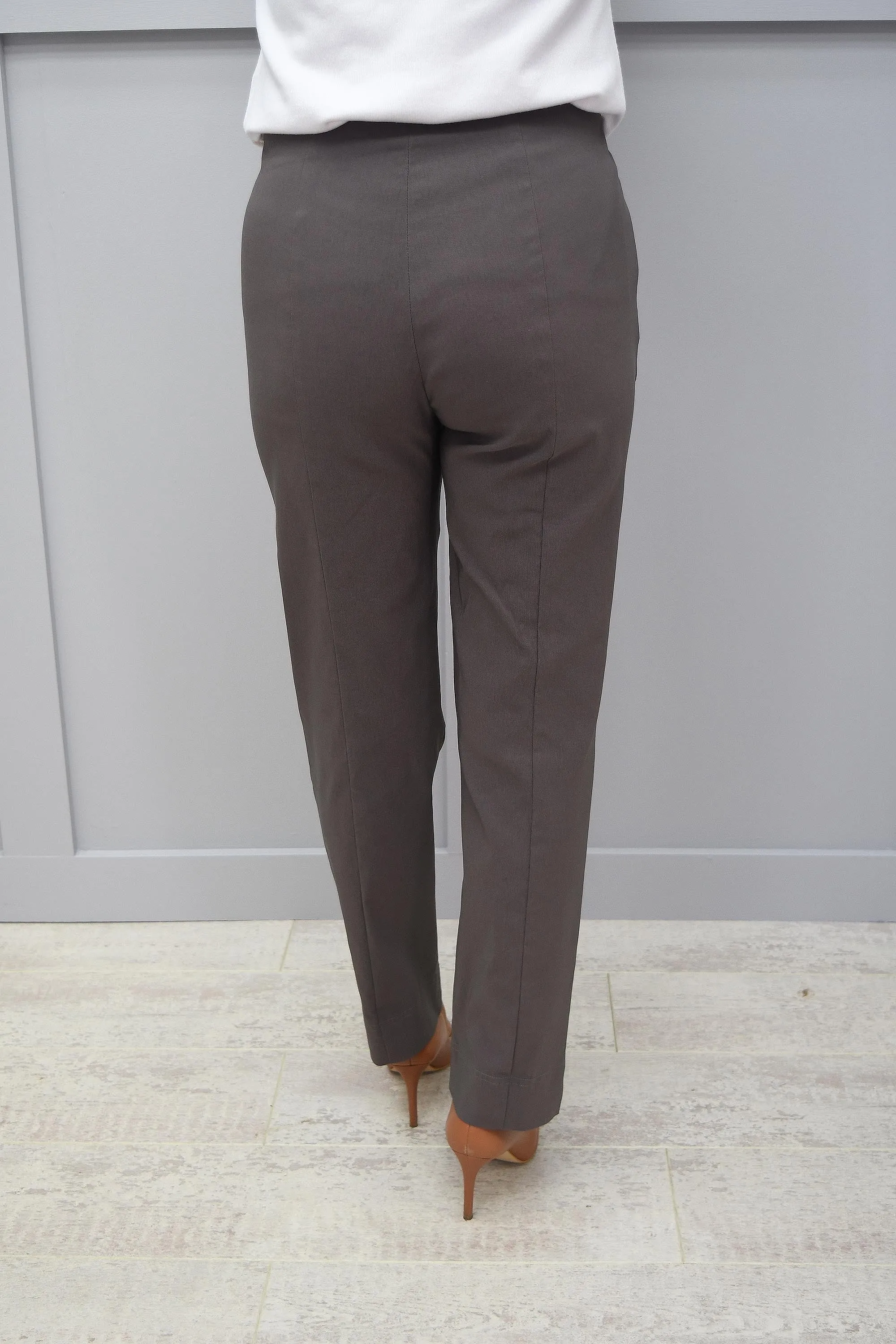 Robell Marie Fleece Trousers Mink 38 - 51412 54025