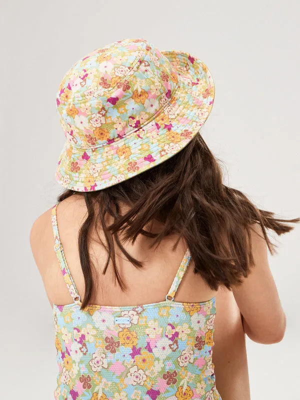 Roxy Tiny Honey Girls Bucket Hat - Fern Memories