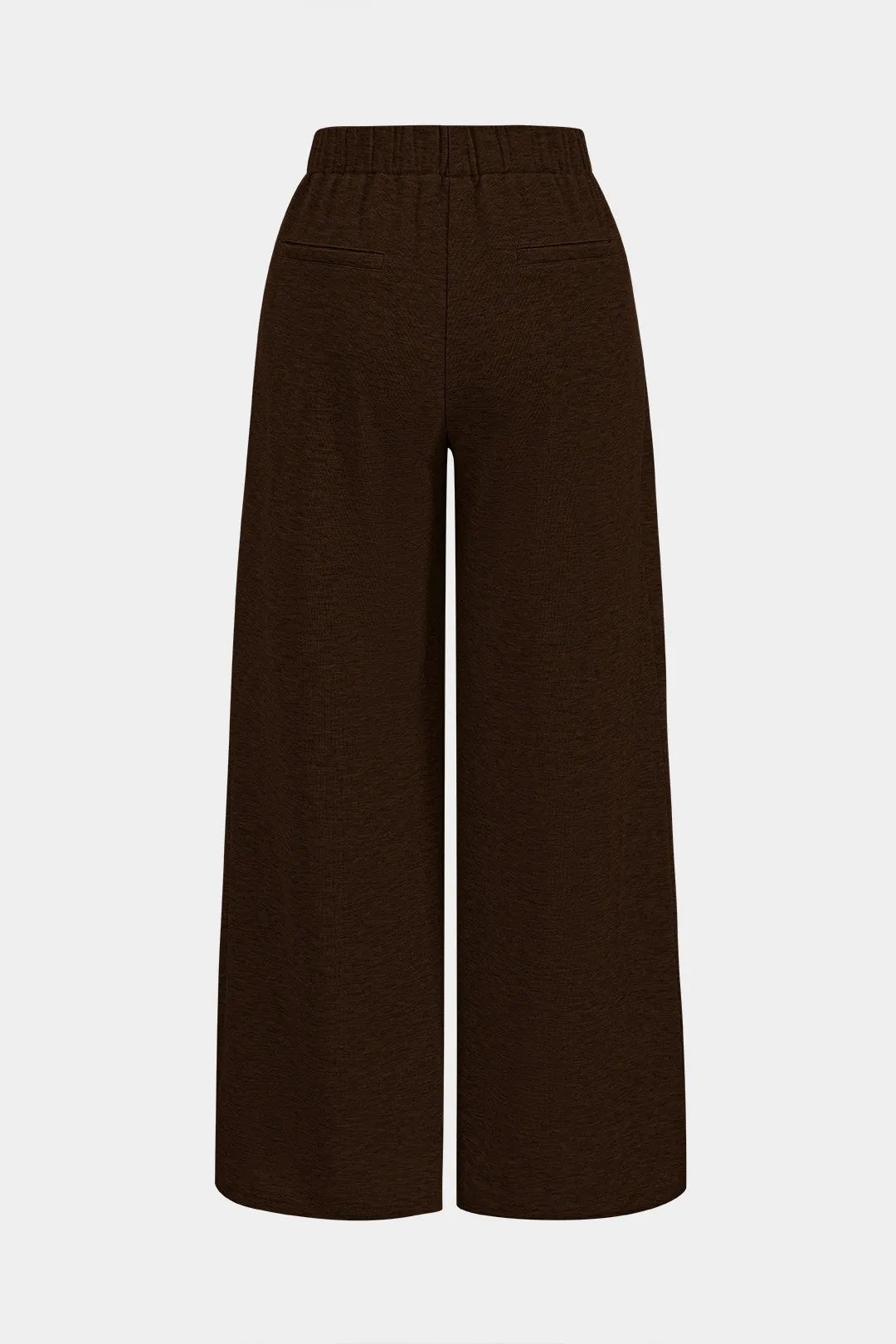 Ruched Wide Leg Trousers