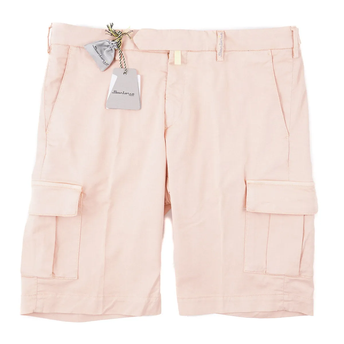 Sartorio Twill Cotton Cargo Shorts