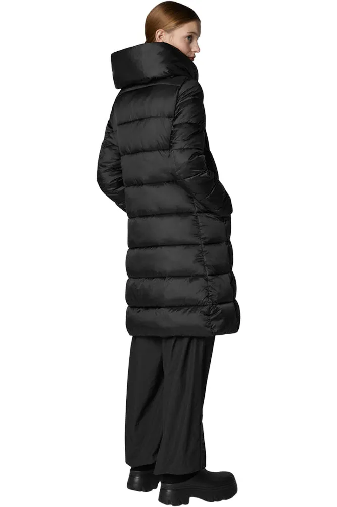 Save The Duck Lysa Hooded Puffer Jacket in Black